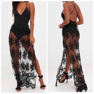 Pretty Little Things Lace Maxi Dress